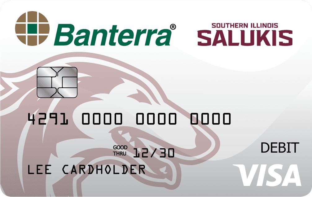 Banterra Bank SIU debit card artwork
